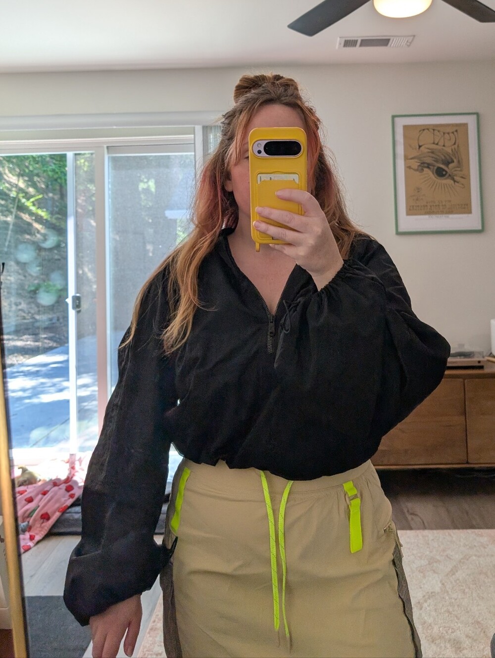 Lululemon Black Half-Zip Pullover Cropped